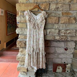 Anna Sui floral dress size XS